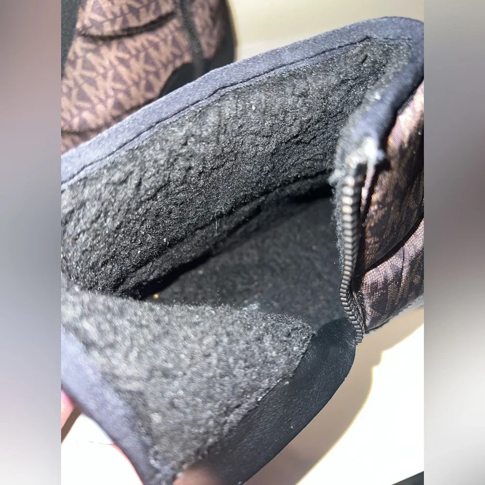 Men’s MICHAEL KORS Baxter Logo Quilted Nylon Sneaker Boots Shoes Sz 8.5 - Picture 8 of 14